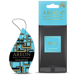 Освіжувач сухий лист - "Areon" - Premium - Aquamarine (Аквамарин)  (10шт/уп)