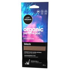 Освіжувач сухий під сидіння 46gr - "Aroma" - Organic Perfume Pad - Black (Блек) 11740 (13шт/уп)