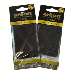Освіжувач силіконовий лист - "Areon" - CARD лист - Black Crystal (Чорний Кристал) (30шт/уп) Освіжувач силіконовий лист - "Areon" - CARD лист - Black Crystal (Чорний Кристал) (30шт/уп)