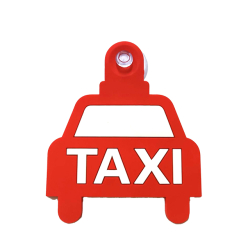 Табличка "TAXI" на присосці