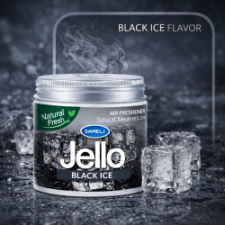 Освіжувач Банка SAMEILI Jello  220гр. "Чорний Лід" гель