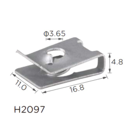 Скоба H2097 під гвинт L-16,8x11 D=3,65 BMW (07129904150) ( уп. 100 шт.)