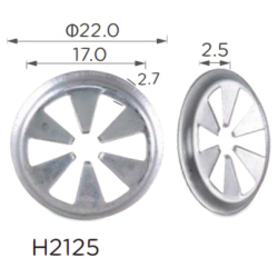 Шайба H2125 D=22MM VW, FORD, AUDI (W703505, 867863849A, 20530)( уп. 100 шт.)