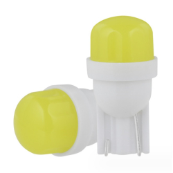 Світлодіод 12V Т10 Білий COB 3D Купол 0.6W 380Lm №33