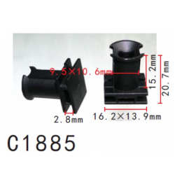 Кліпси C1885  молдингу порогів VW, AUDI, SEAT, SKODA (6Q0853147, 6Q0.853.147, 12461) ( уп. 100 шт.)