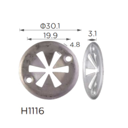 Шайба H1116 D=30MM VW, AUDI, SEAT, SKODA, FORD (N90335004,N90335006,6715468,20531,ROM70143Z)( уп.100
