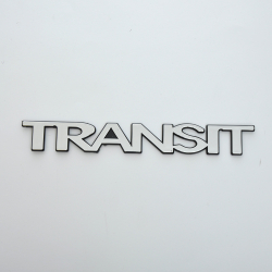 Емблема - напис "TRANSIT" скотч 285х38 мм 2000-2007