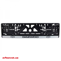 Рамка номера DAEWOO "книжка" із сірою смугою