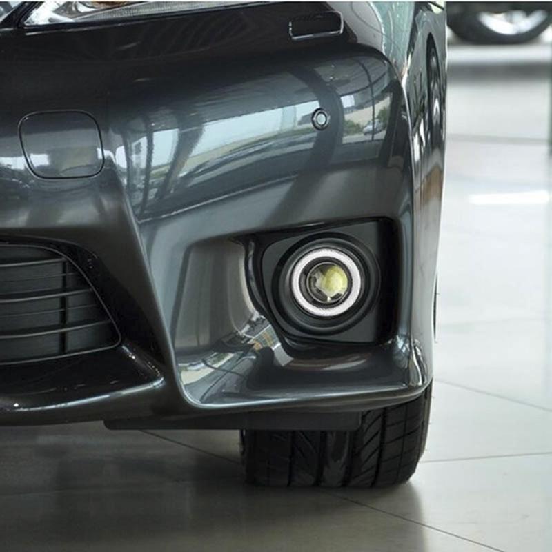 Протитуманні LED Фари Лінза з ДХО D=64мм 12V/2*2,5W 7000K/COB (2шт) (M-609)