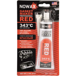 Герметик-прокладок Червоний 85g "Nowax" NX37309/+343°С (12шт/уп)