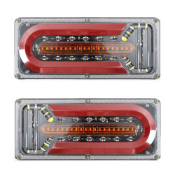 Задній ліхтар Прямокутний 12/24V (330*140*20мм) LED-51 (G Wagon) з ПРОВОДОМ (2шт/уп)