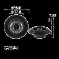 Заглушки C3593 кузова Honda 9555111000 ( уп. 100 шт.)