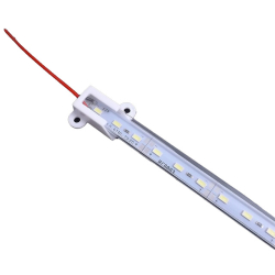 Стрічка алюміній 12V - 50см - Білий холодний - (5730) - 1А 36LED в корпусі з кріпленням