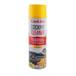 Поліроль торпеди спрей 500ml "Carlife" Cockpit Банан CF504 (24шт/уп)