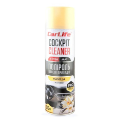 Поліроль торпеди спрей 500ml "Carlife" EXTRA MAT Ваніль CF520 (24шт/уп)