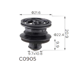 Кліпси C0905 обшивки дверей VW, AUDI, SEAT, SKODA, PORSCHE (3B0868243, 15681) ( уп. 100 шт)