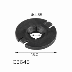 Кліпси C3645 кріплення підкрилки Tesla (111071399C, 20801) (уп.100шт)
