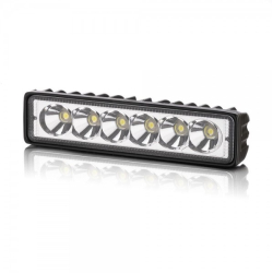 Фара-LED Прямокутник 18W 140*40*45mm (3W*6) 10-30V Дальнє/Spot міні (07-18W MINI) (1шт) 2 958