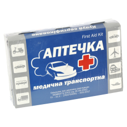 Аптечка -Транспорна - Сертиф.Бокс Чорний "First AID Kit"/Сертифікат /Довідка/Рекомендація (20шт/ящ) Аптечка -Транспорна - Сертиф.Бокс Чорний "First AID Kit"/Сертифікат /Довідка/Рекомендація (20шт/ящ)